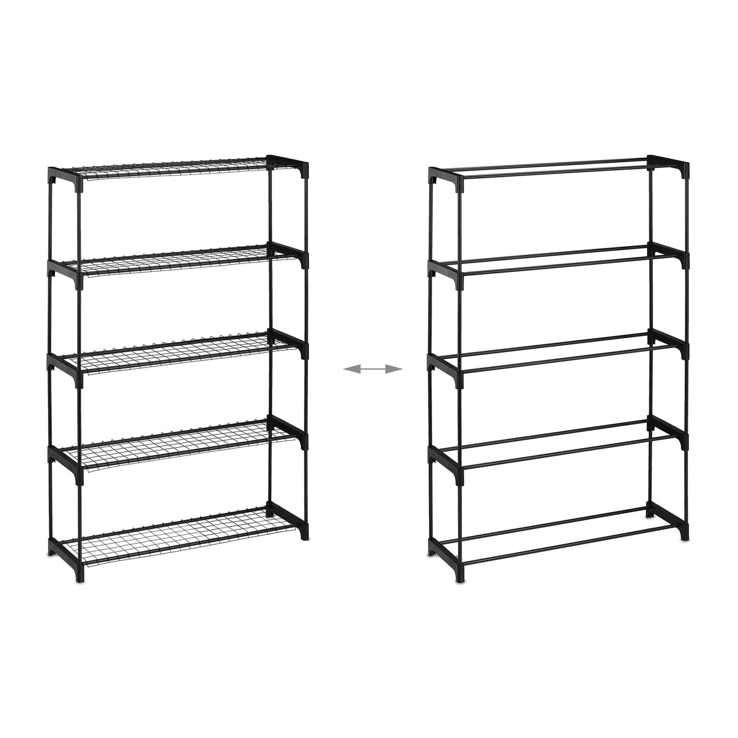Metal Plant Rack with 6 Shelves for Indoor Use