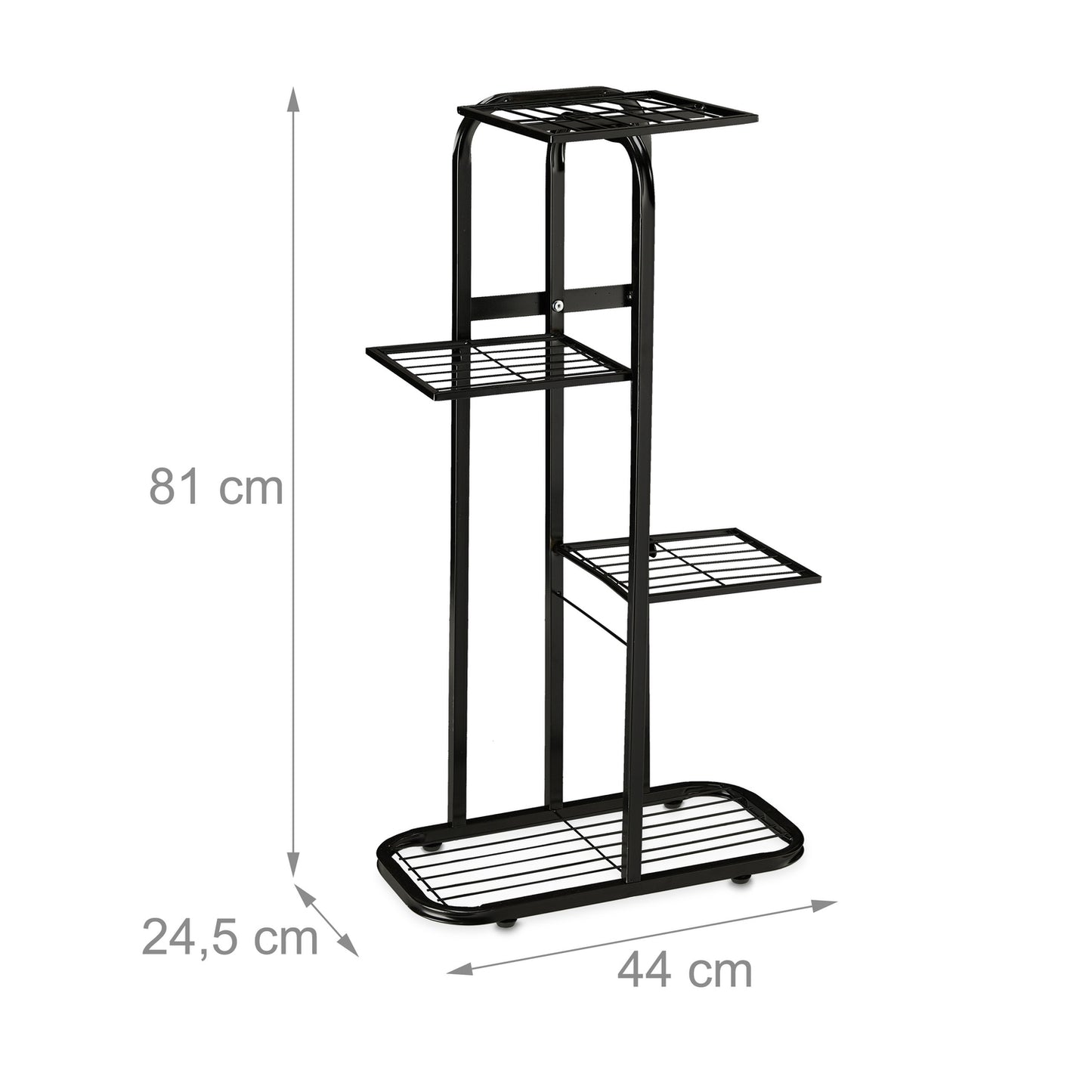 Metal plant shelf 4 levels