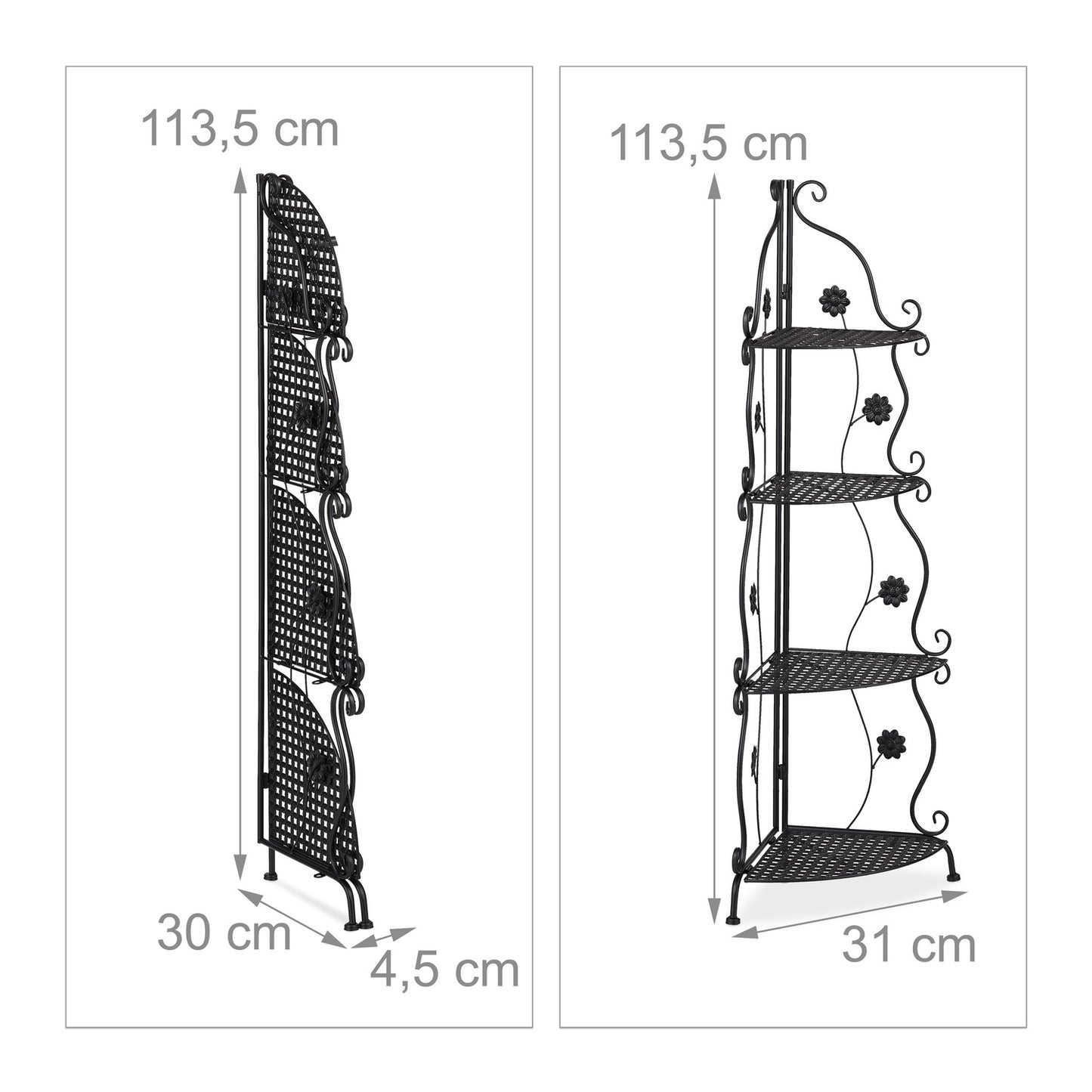 Metal plant stand