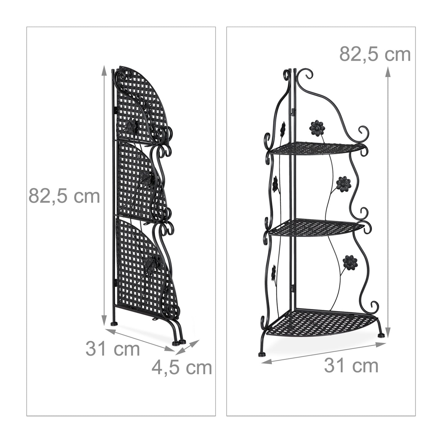 Metal plant stand