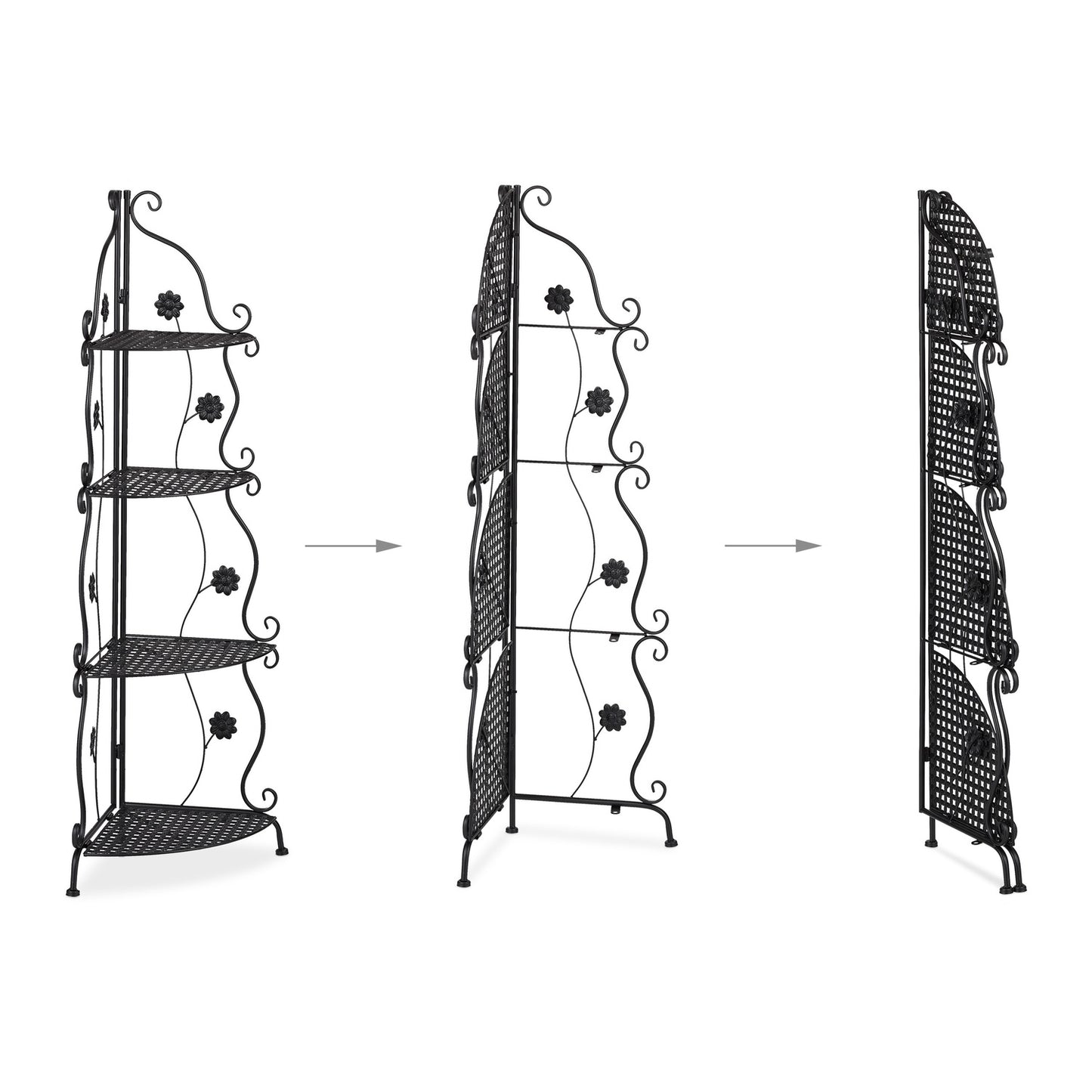 Metal plant stand