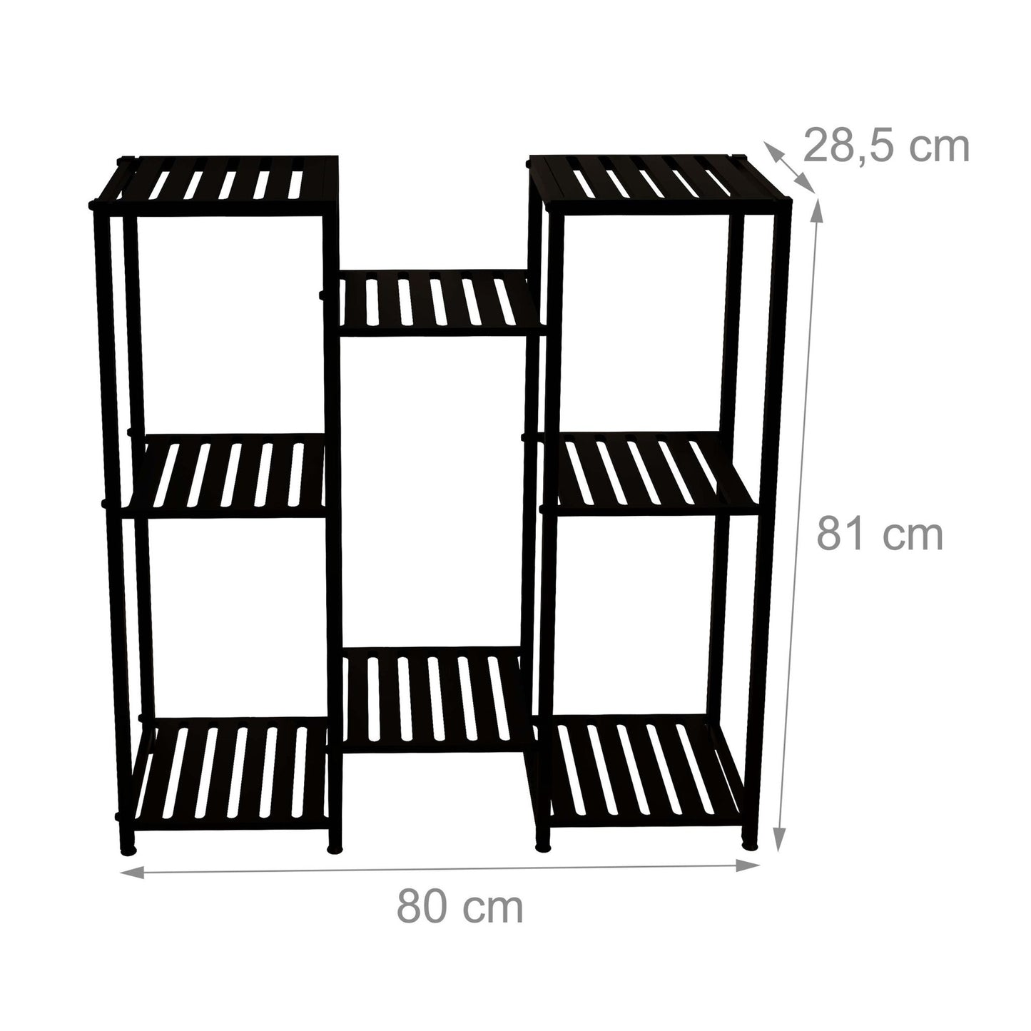 Metal Plant Stand – Powder-Coated Steel, Multi-Tier