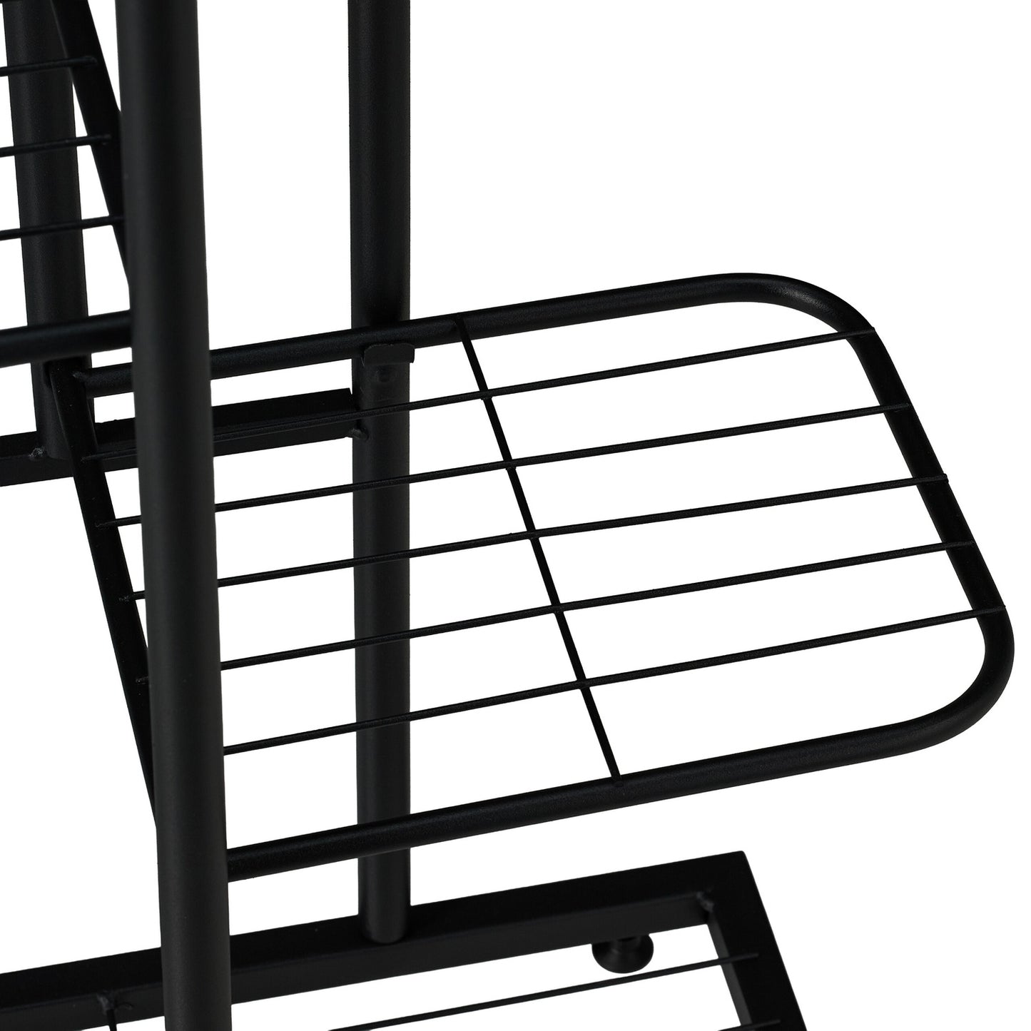 Metal Plant Stand with 6 Tiers, Powder-Coated Steel