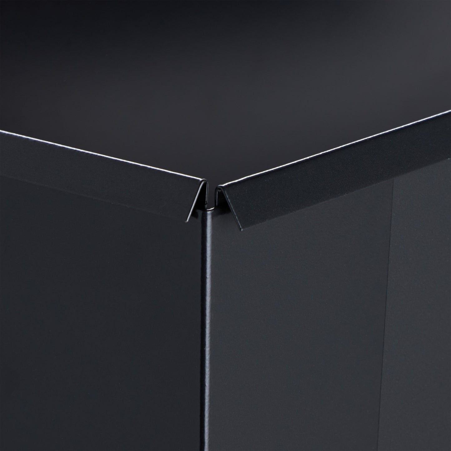Metal Raised Planter Box in Black