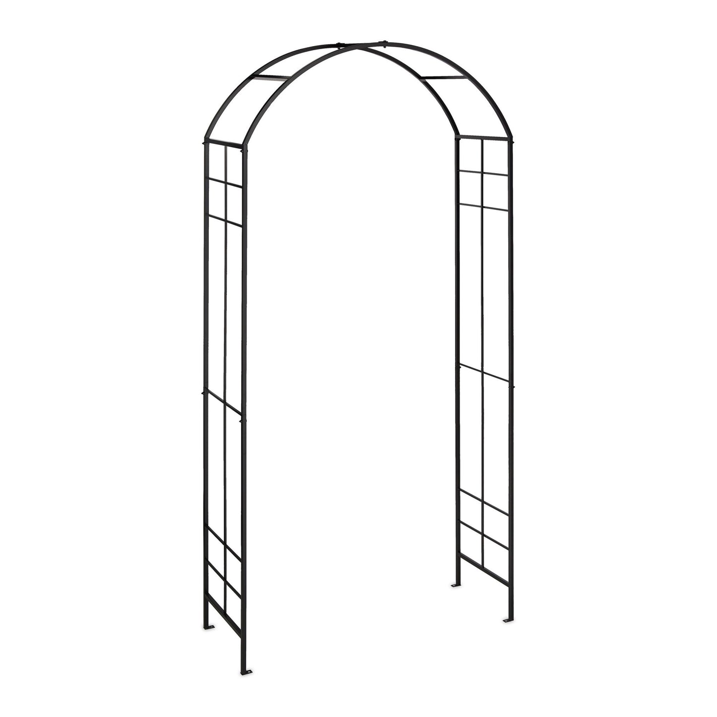 Metal Rose Arch in Black