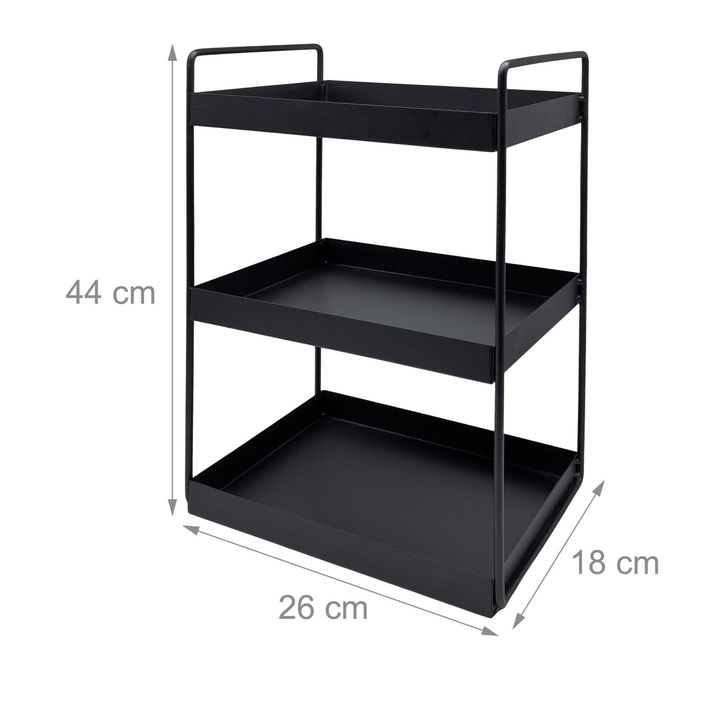 Metal Spice Rack, 3-Tier Organizer