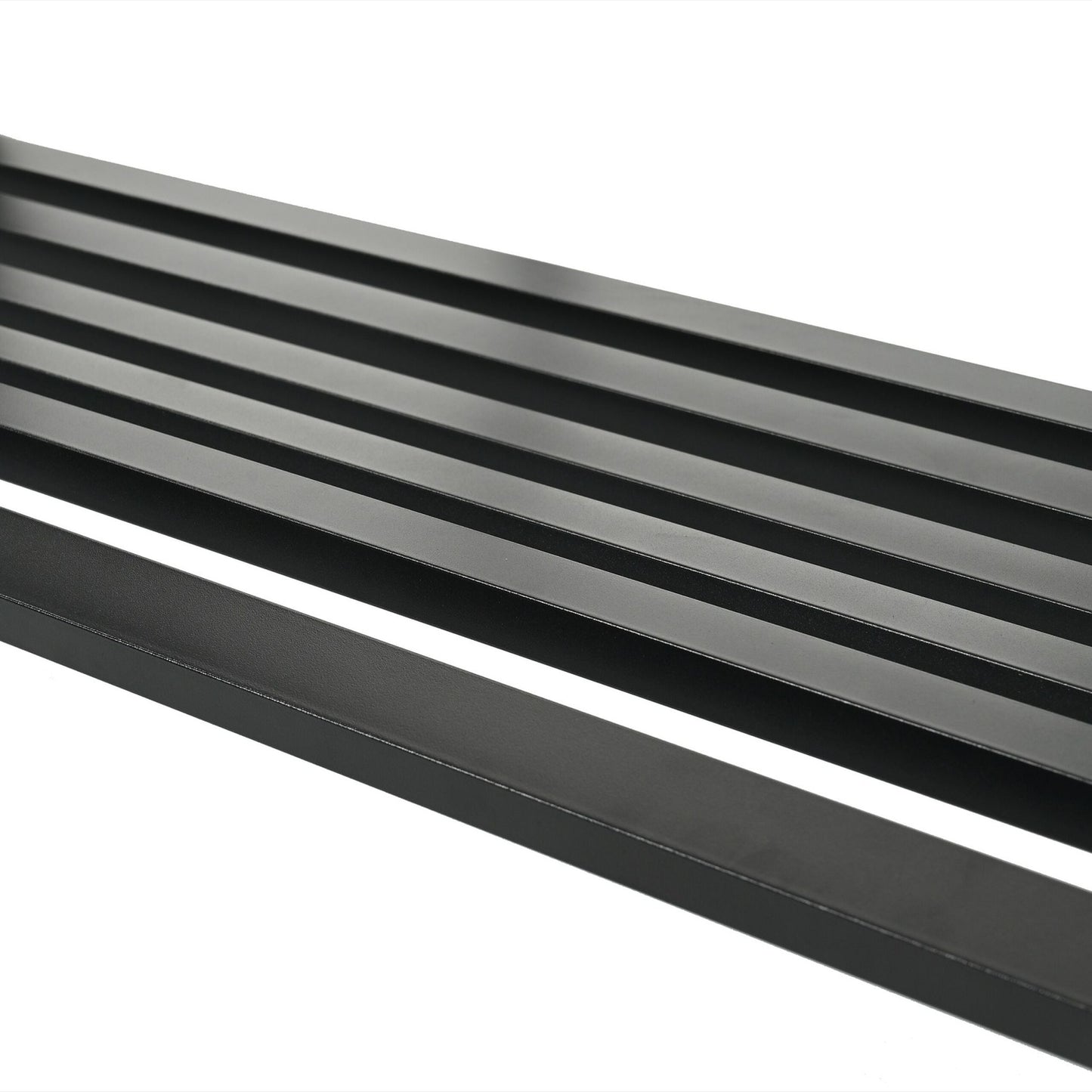 Metal Swing Bench for 2 – Armrests, Curved Seat