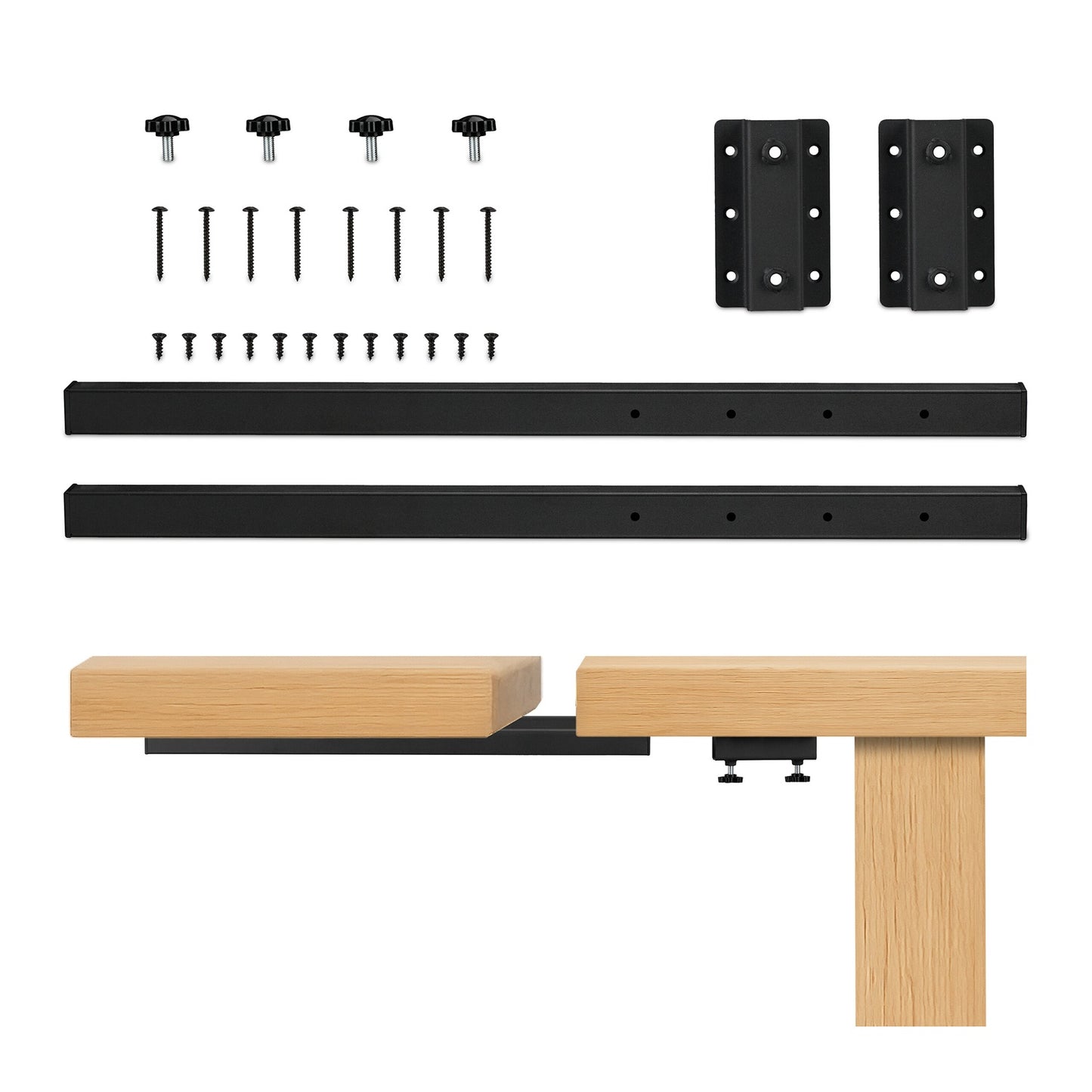 Metal Table Extension – 60 cm, Powder-Coated, Stable
