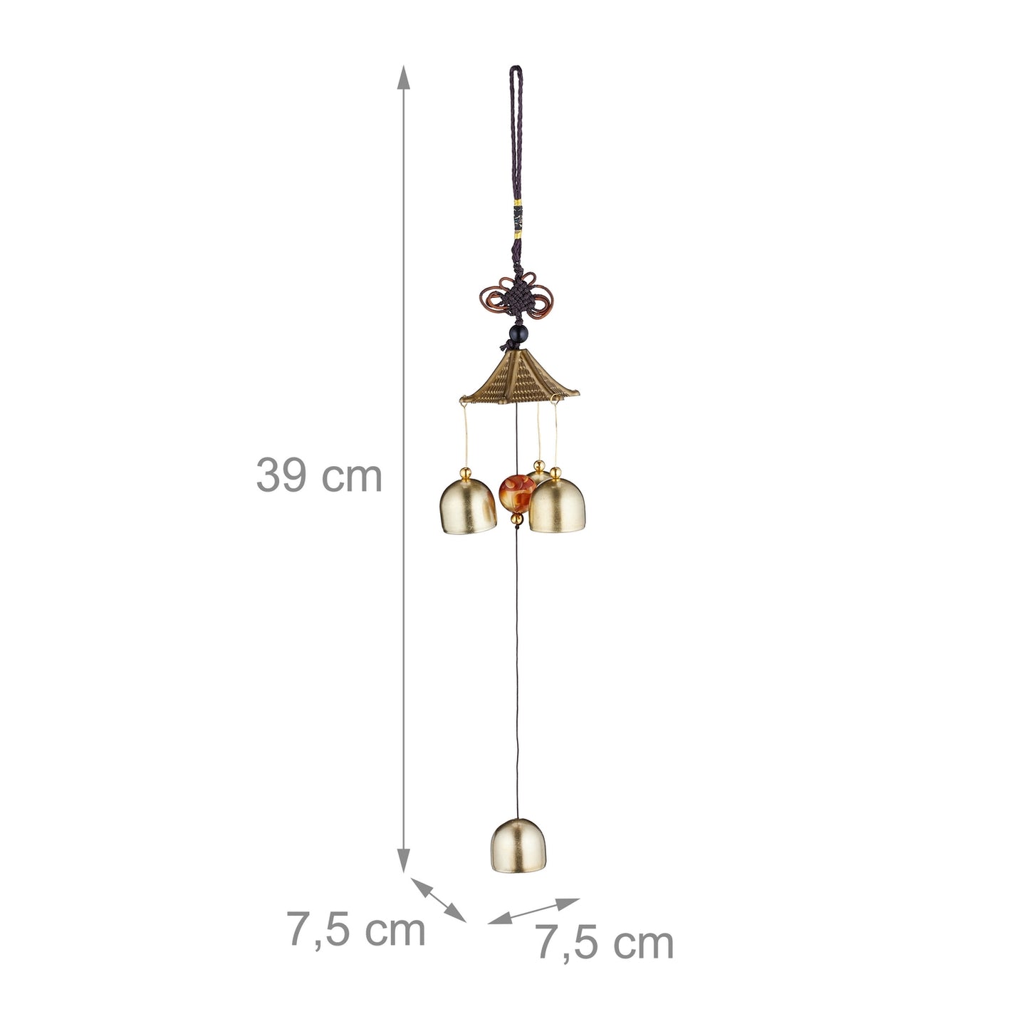 Metal Wind Chimes Set of 2 – Indoor/Outdoor Asian Style