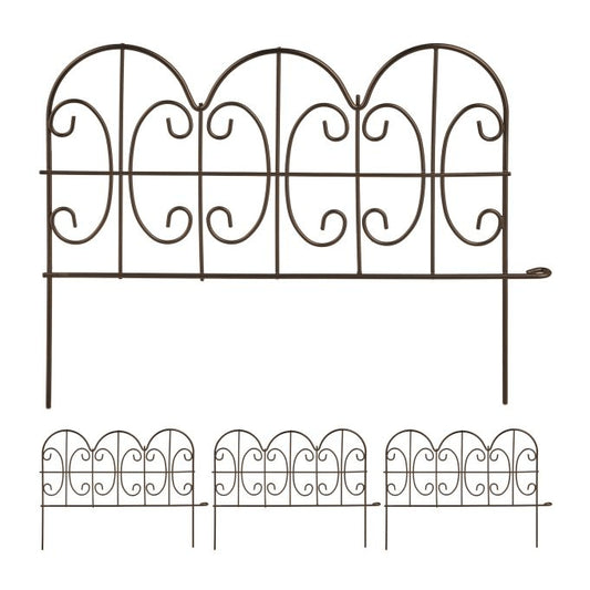 Metal bed edges, 4 pcs