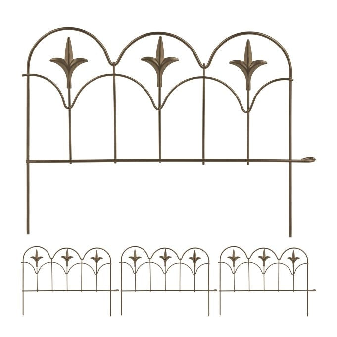 Metal bed edges, 4 pcs