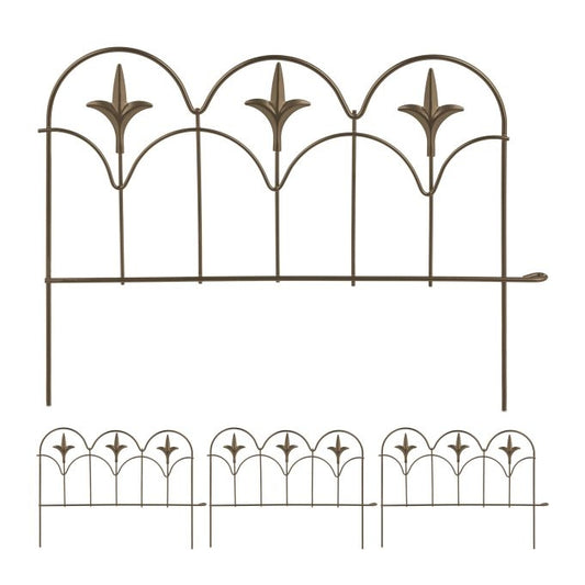 Metal bed edges, 4 pcs
