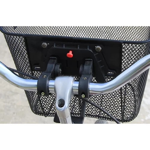 Metal bicycle basket 23557