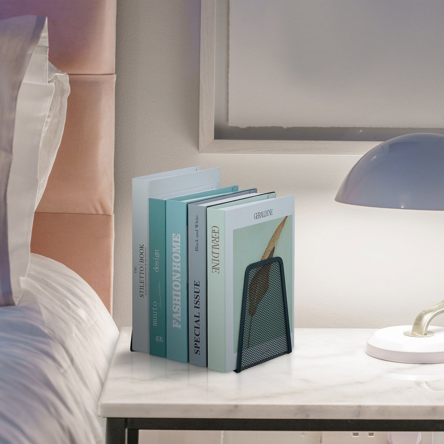 Metal bookend - set of 2