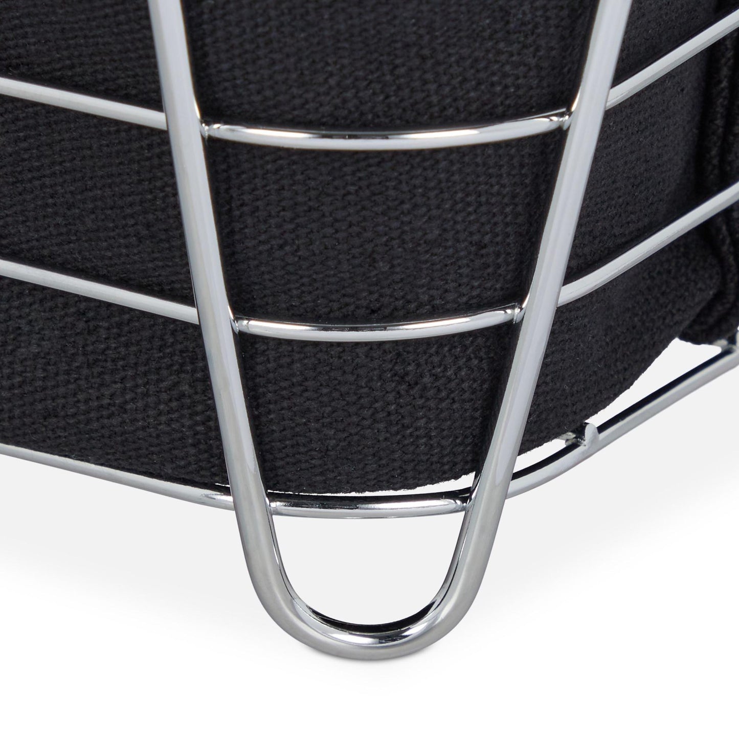 Metal bread basket with cover