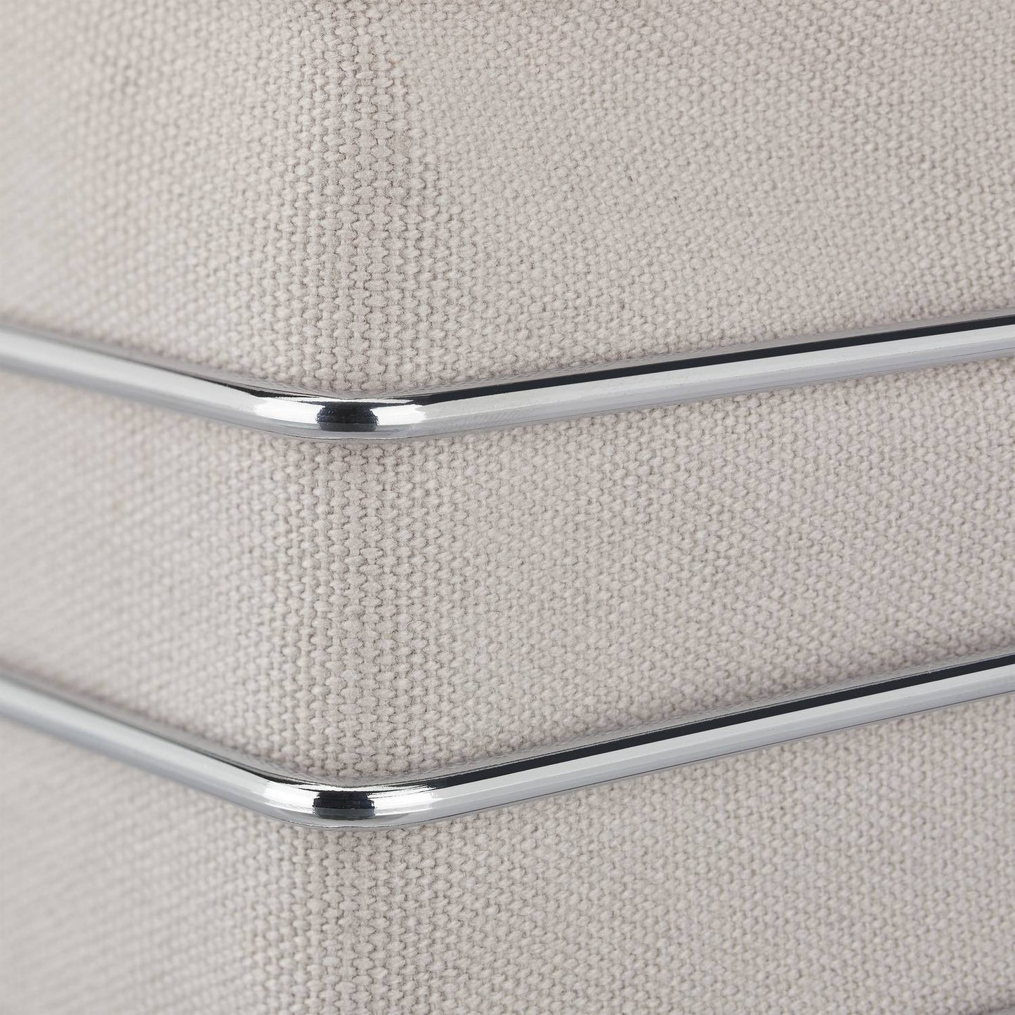 Metal bread basket with fabric cover