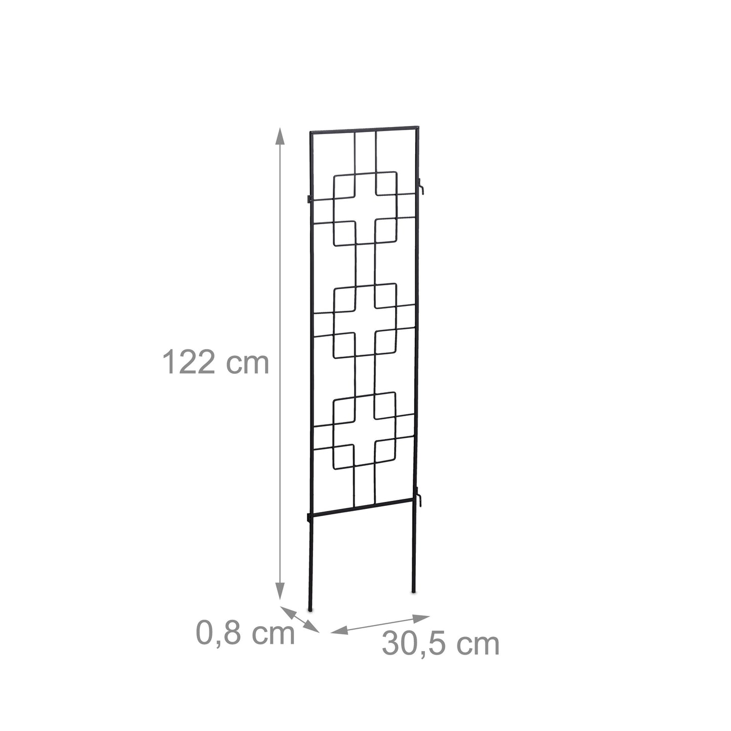Metal climbing support set of 3