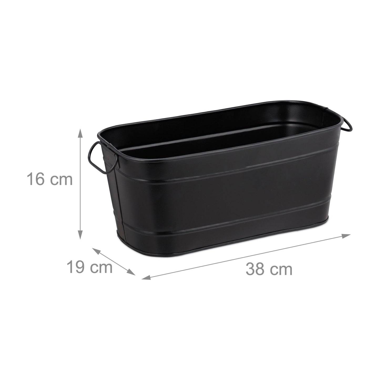 Metal flower box
