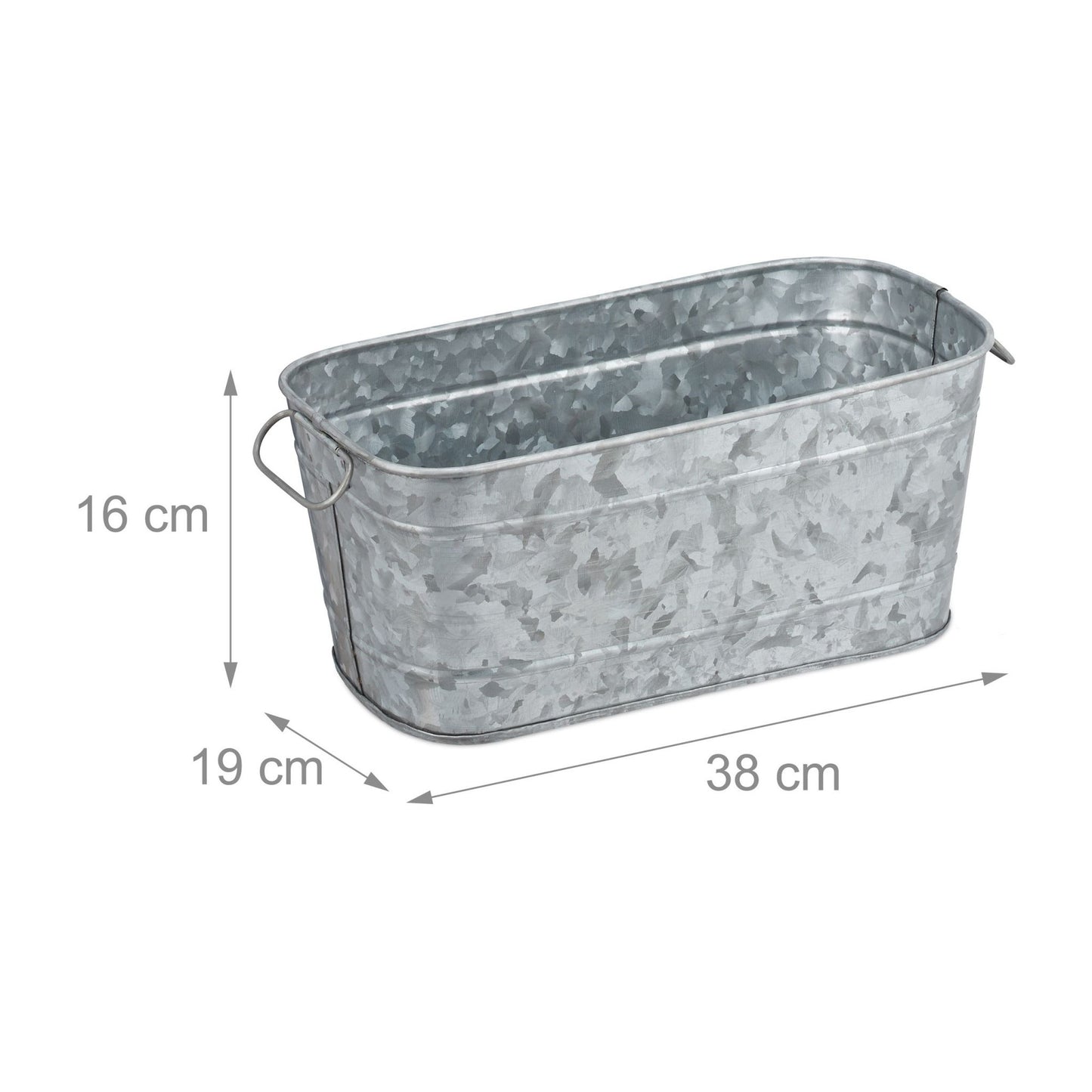 Metal flower box