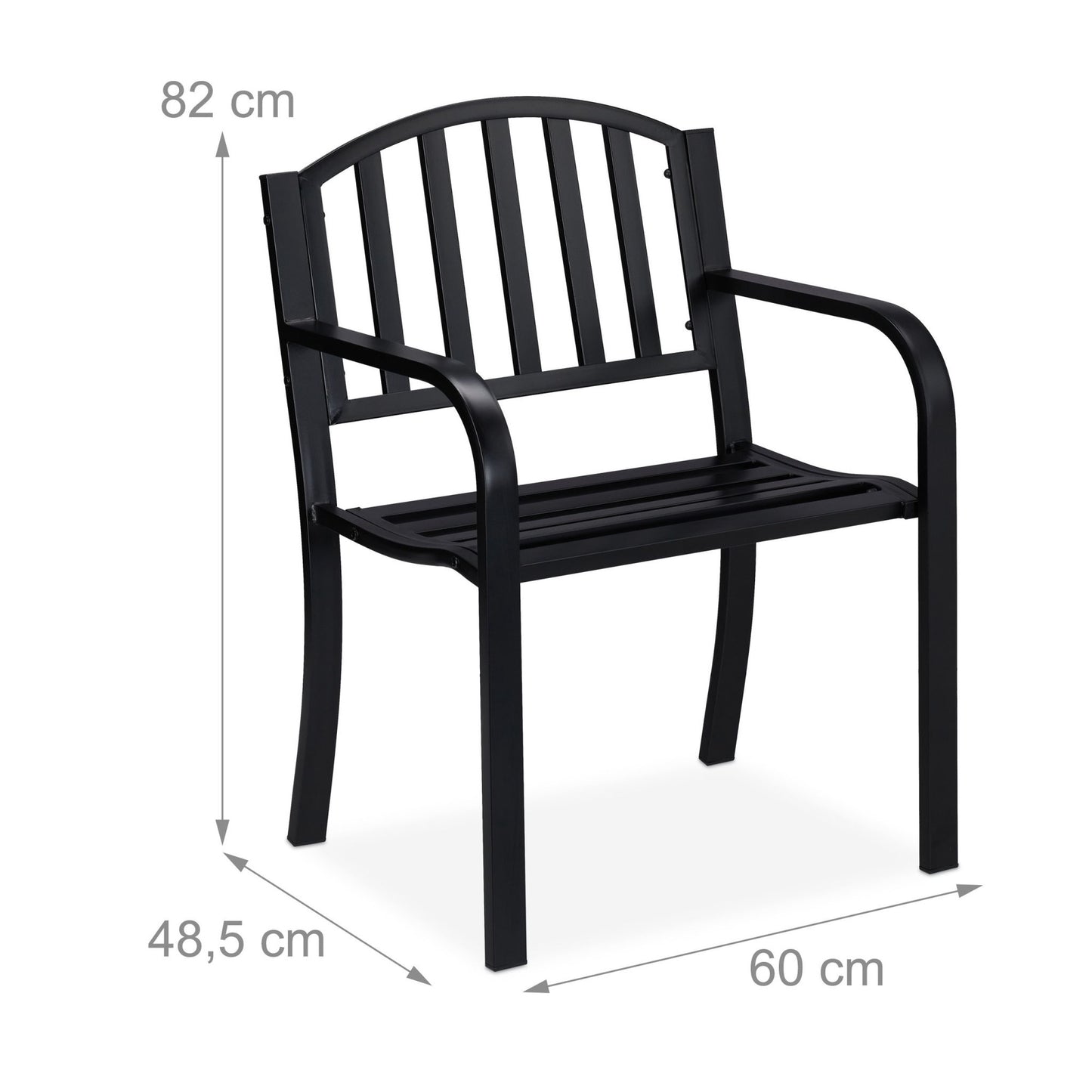 Metal garden chair