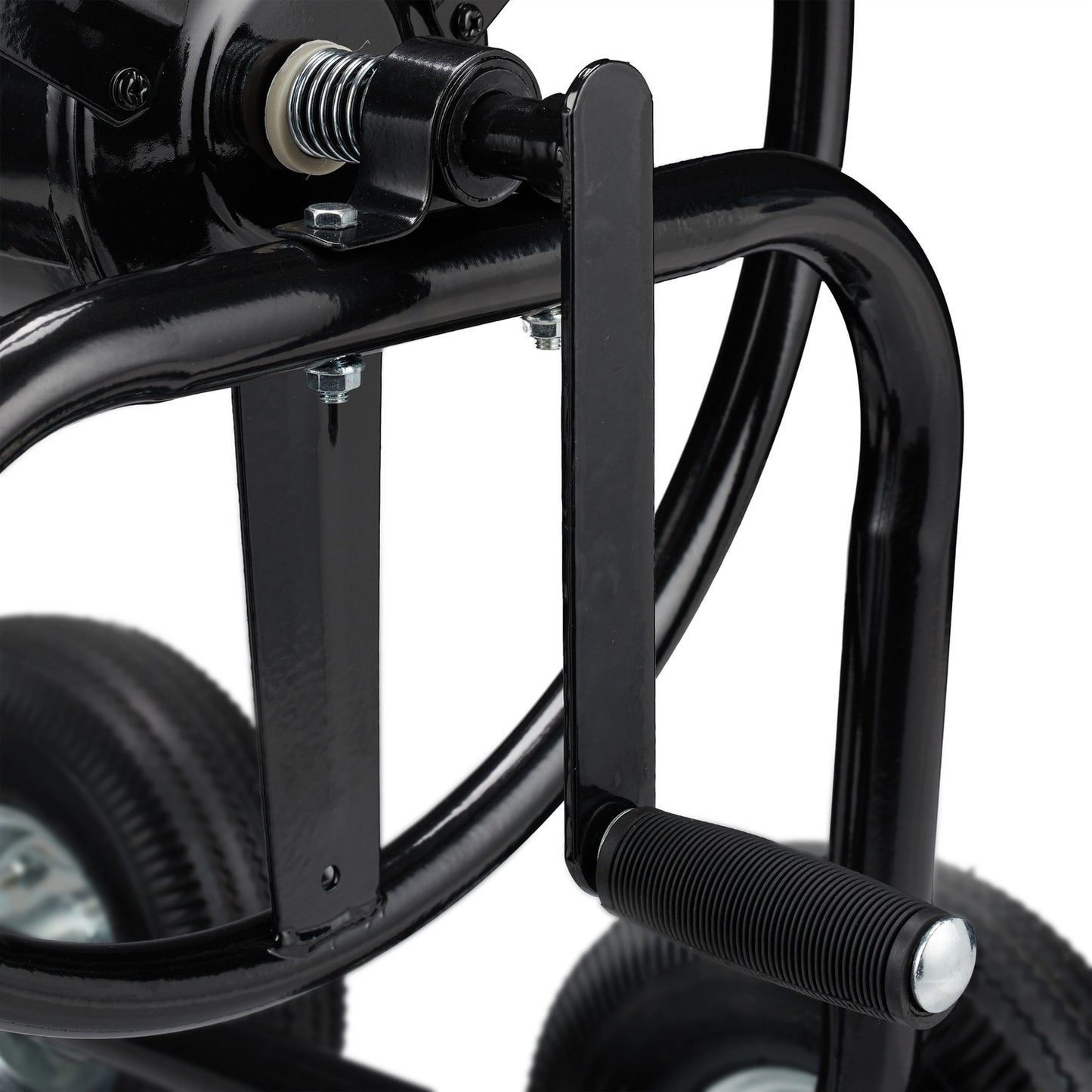 Metal hose cart in XL, black