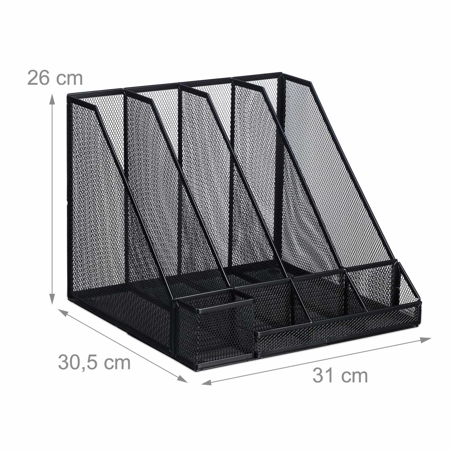 Metal magazine stand