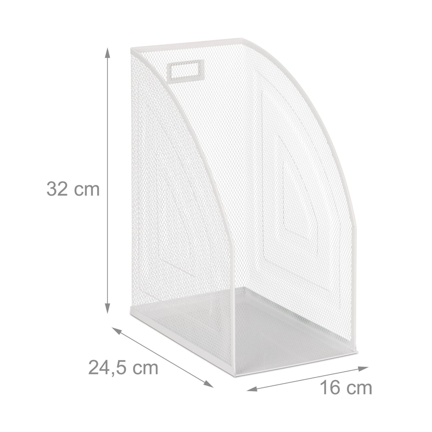 Metal magazine stand