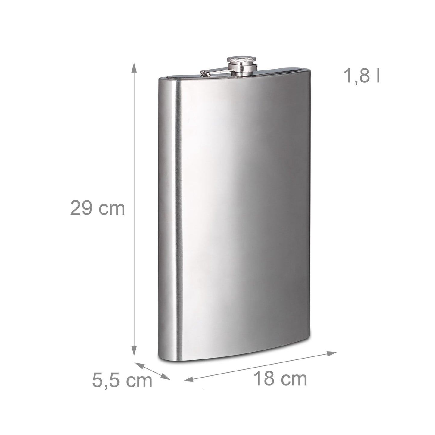 Metal planter in XXL