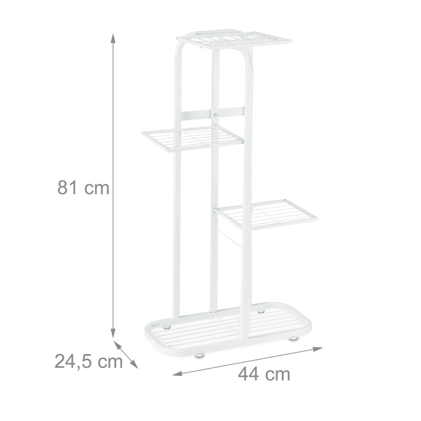 Metal plant shelf 4 levels