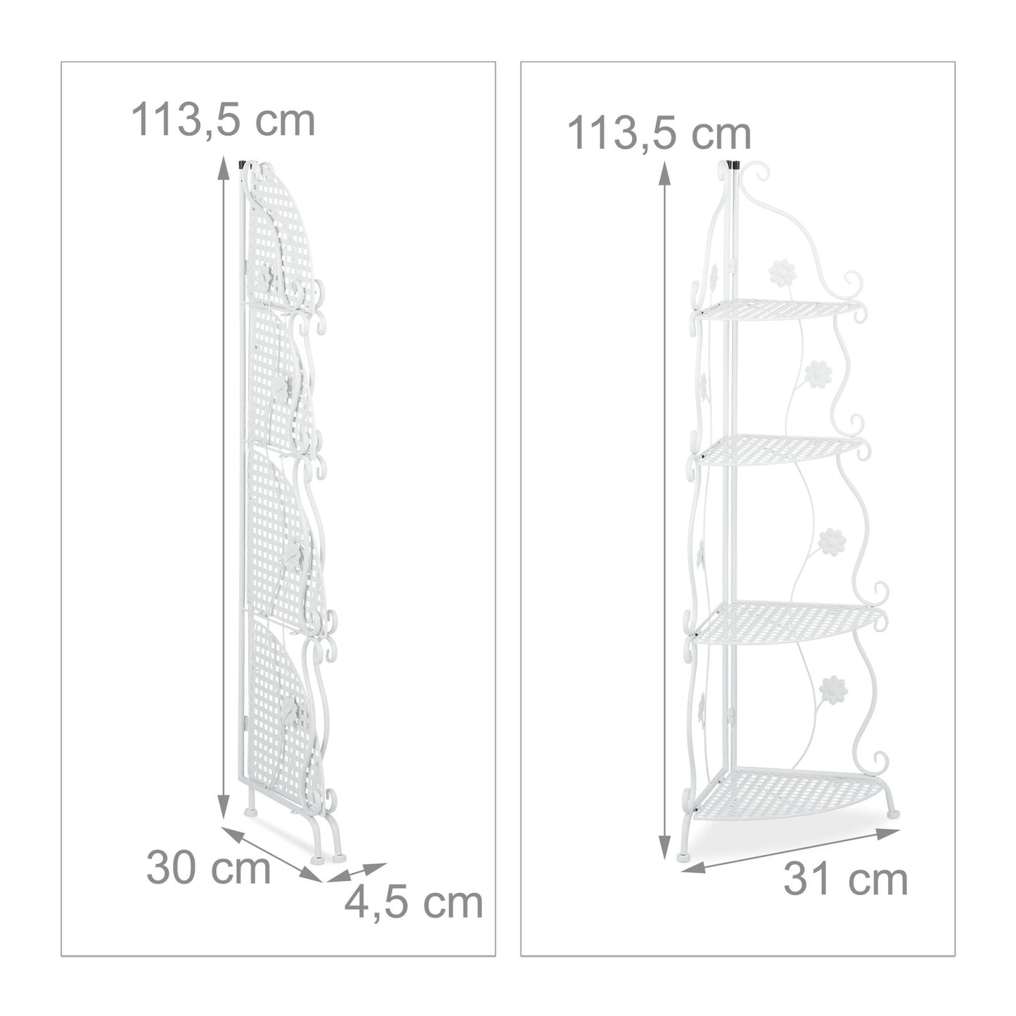 Metal plant stand