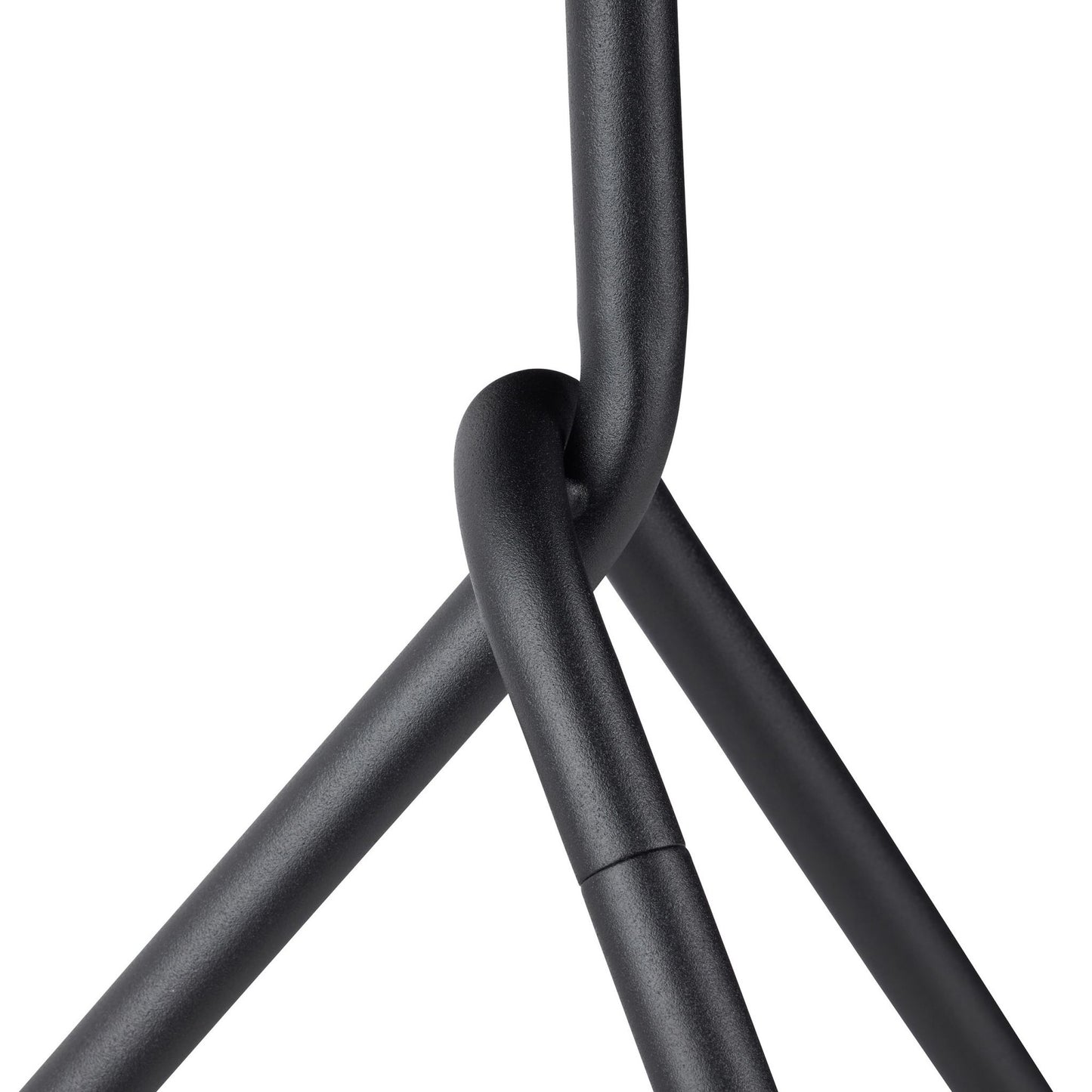 Metal side table with handle