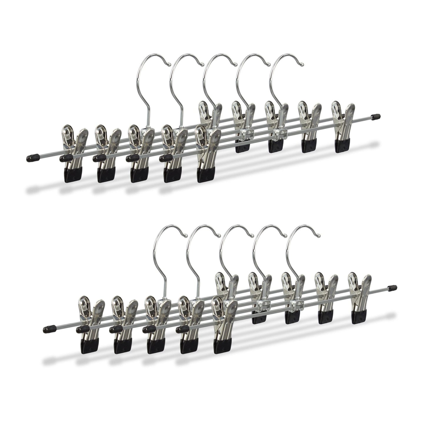 Metal trouser hangers Packs of 10 and 20