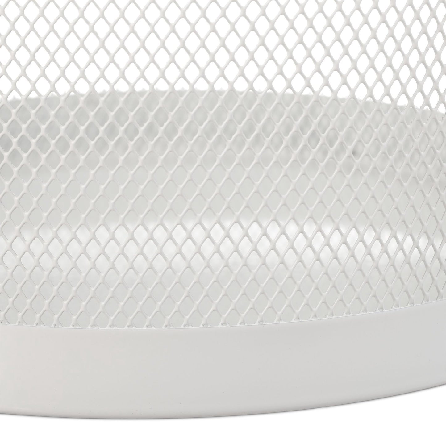 Metal wastebasket