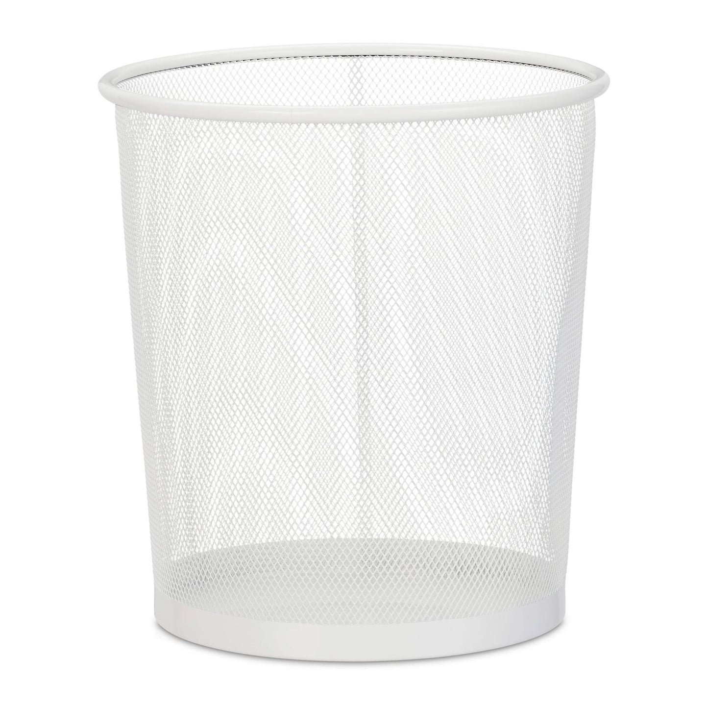 Metal wastebasket