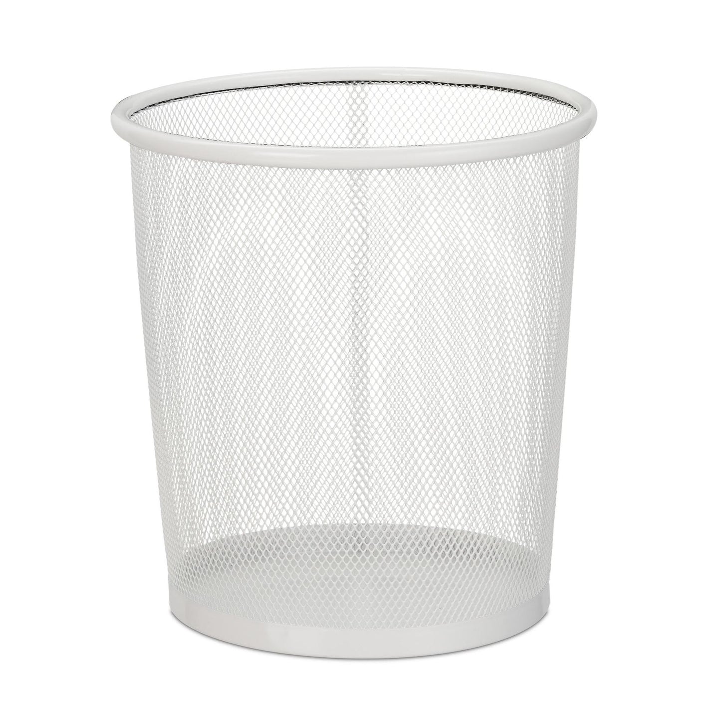 Metal wastebasket