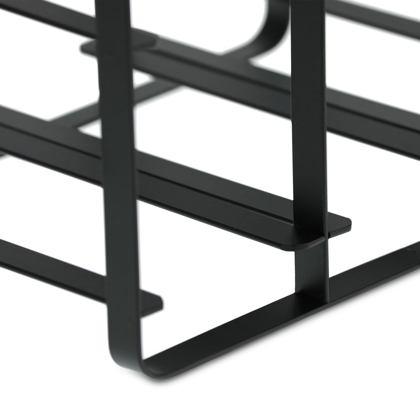 Metal wine rack for 9 bottles