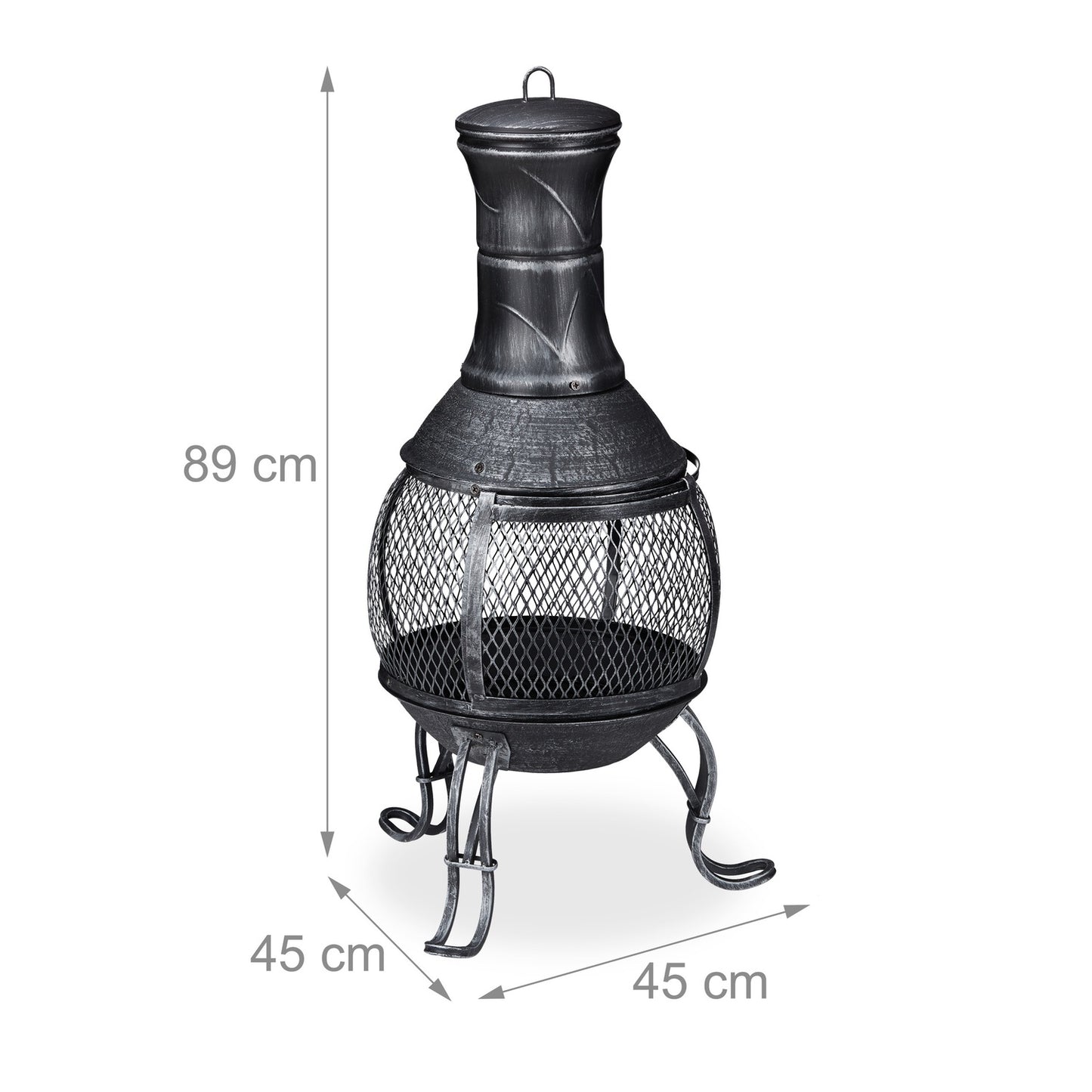 Mexican style outdoor fireplace