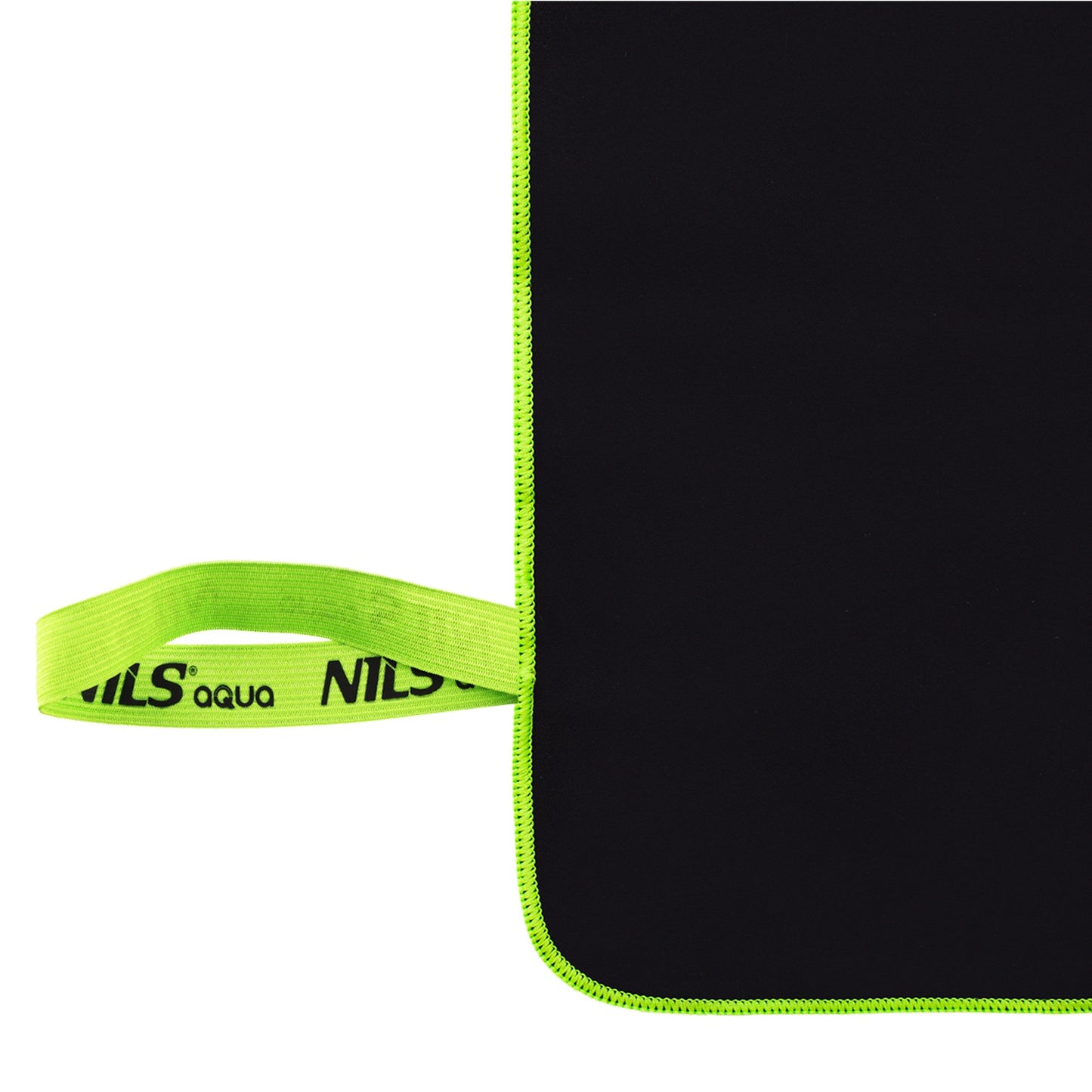 Microfibre Towel 140x70 cm, Black-Green