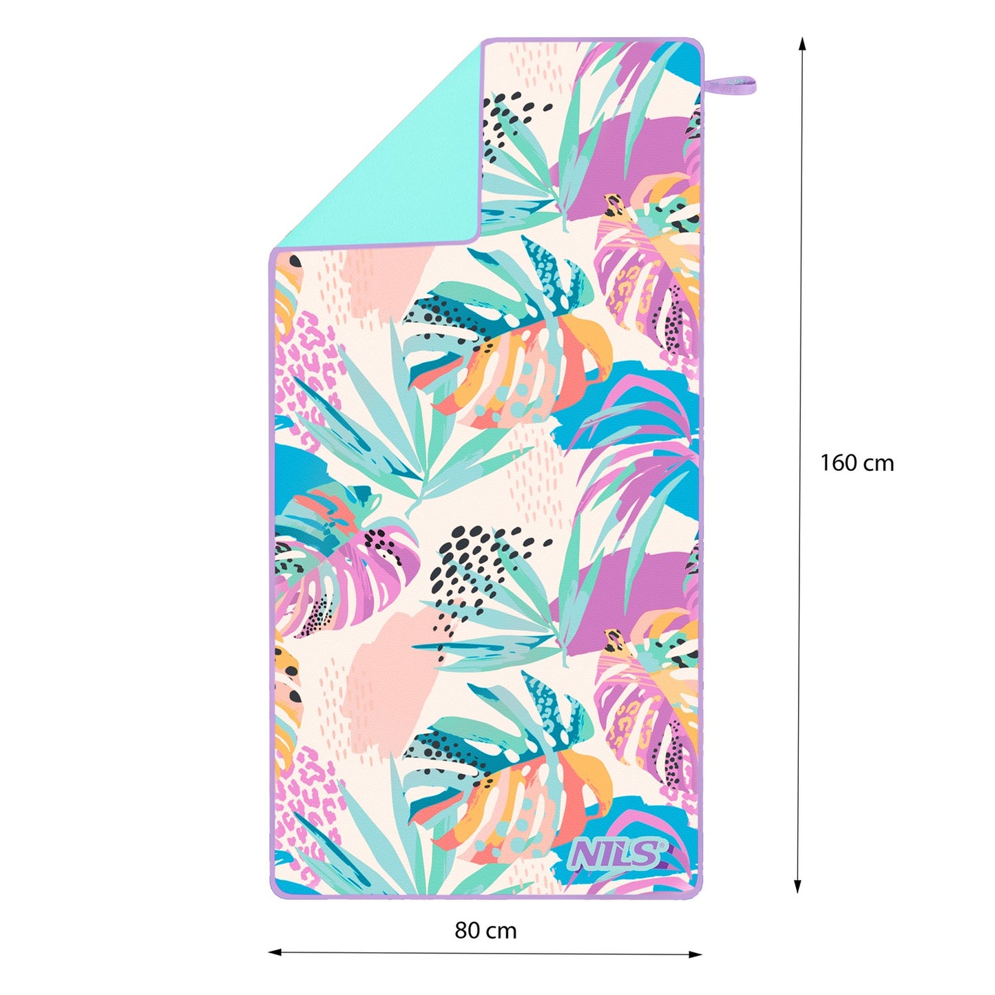 Microfibre Towel 160x80 cm, Quick-Dry, Lightweight