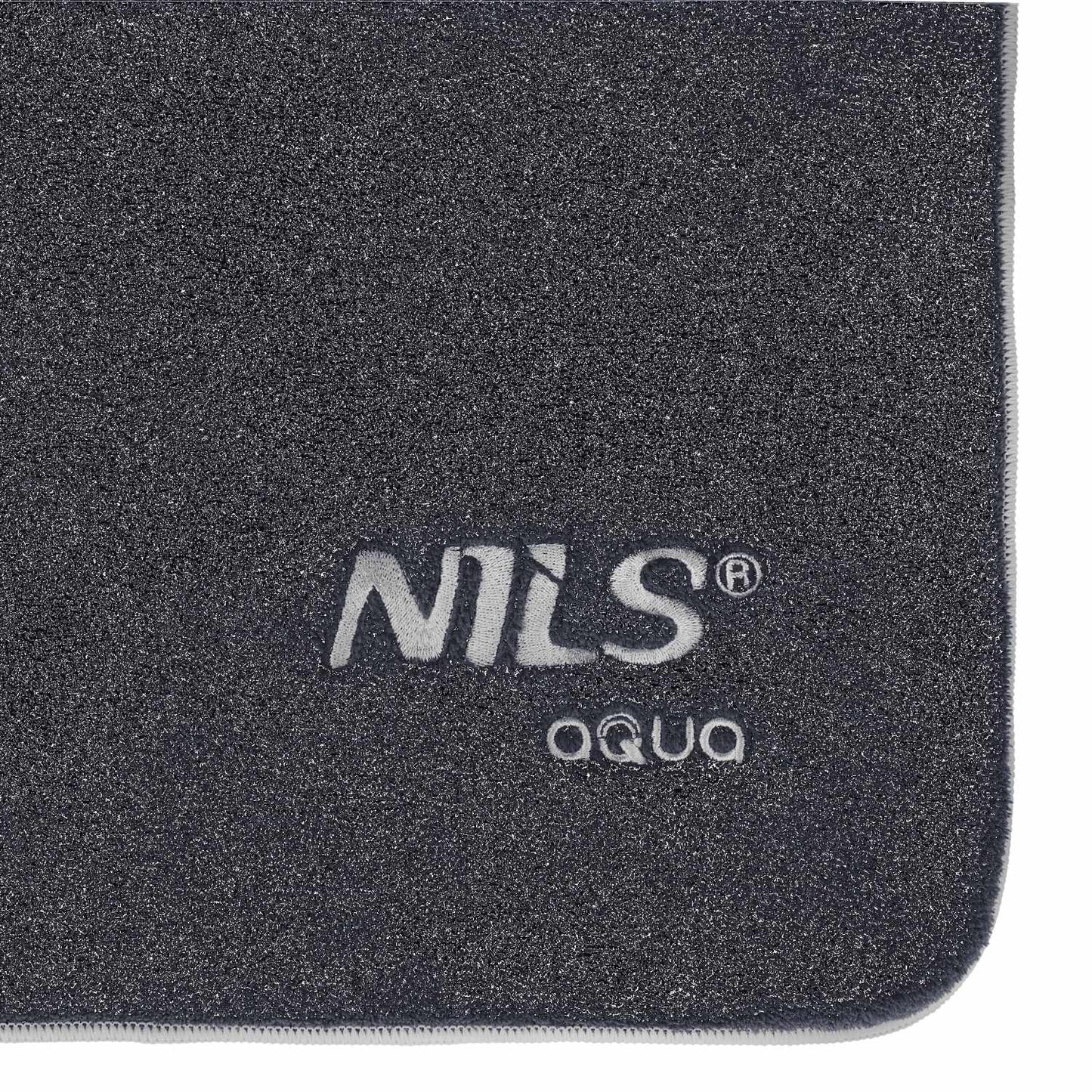 Microfibre Towel, Black, 160x80cm, Quick-Dry