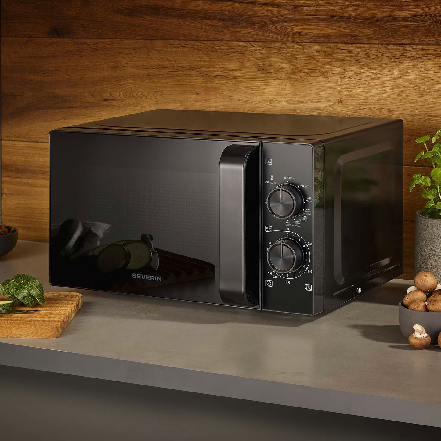 Microwave Oven with Grill, 20L, 1000W