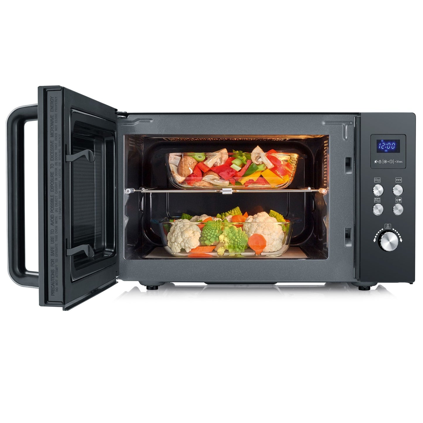 Microwave oven 25L 900W bottom plate in glass ceramic MW7763