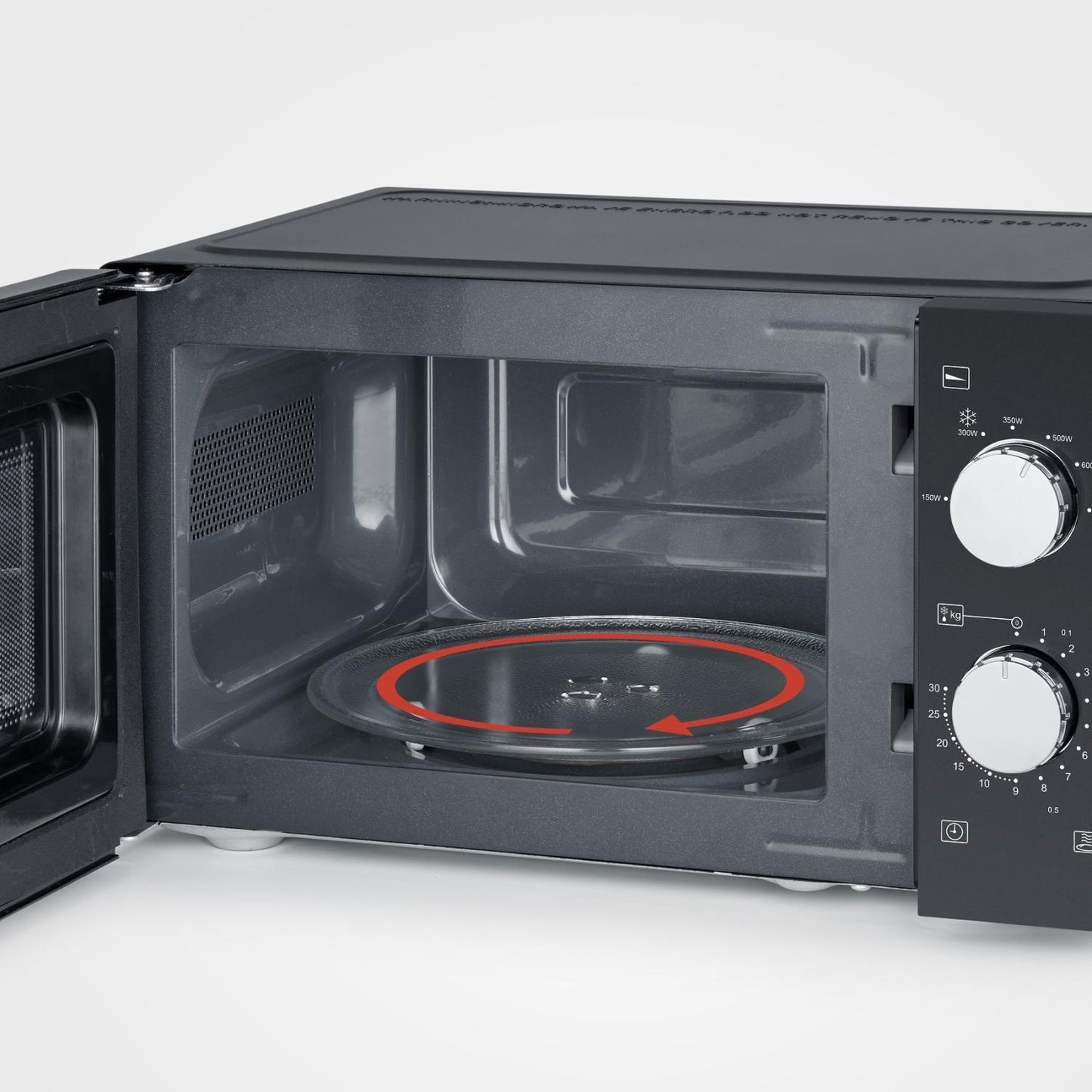 Microwave oven Black 700W 17 liters MW 7886