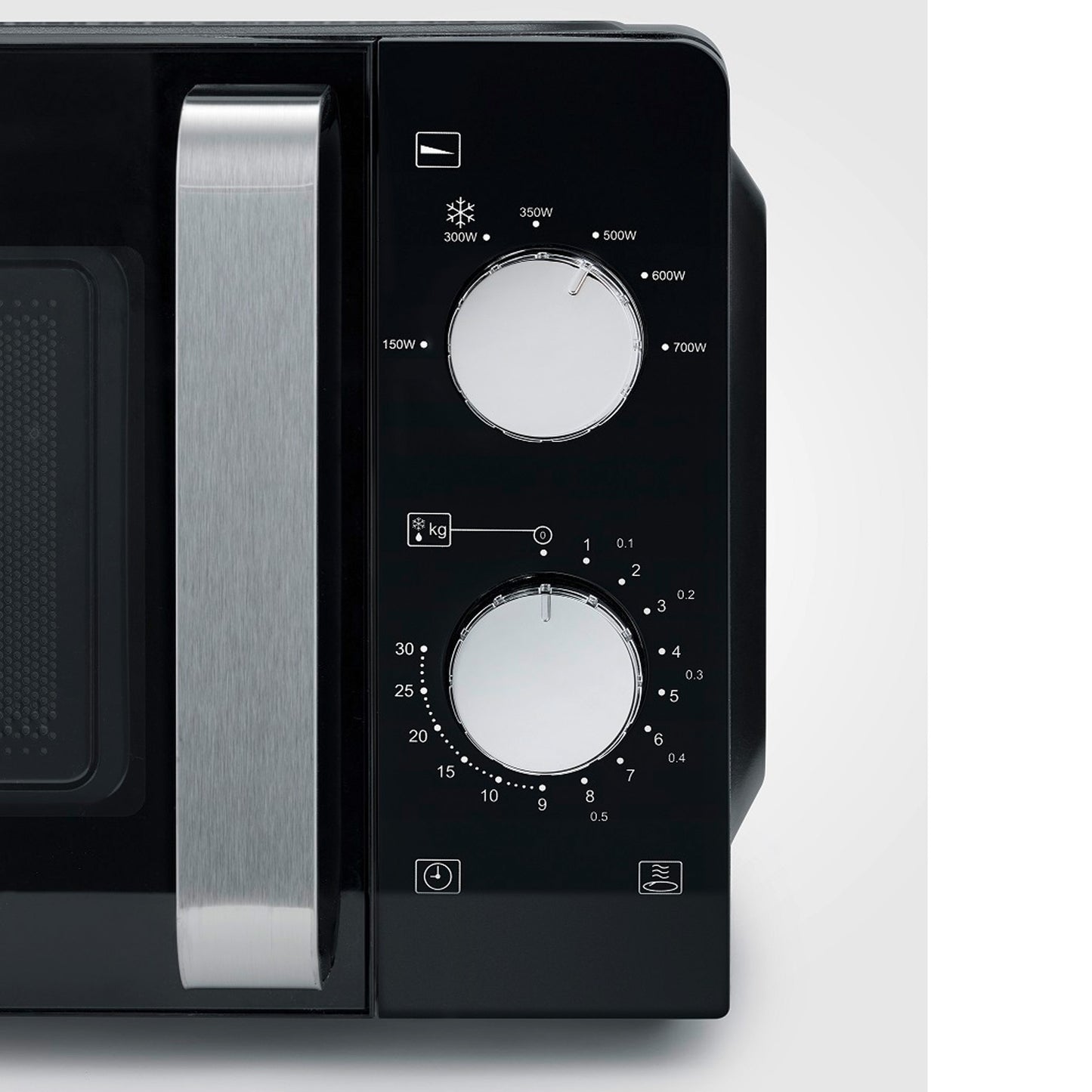 Microwave oven Black 700W 17 liters MW 7886