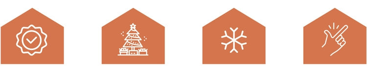 Mini Christmas Trees Set of 3, Snow-Covered, Wood Base