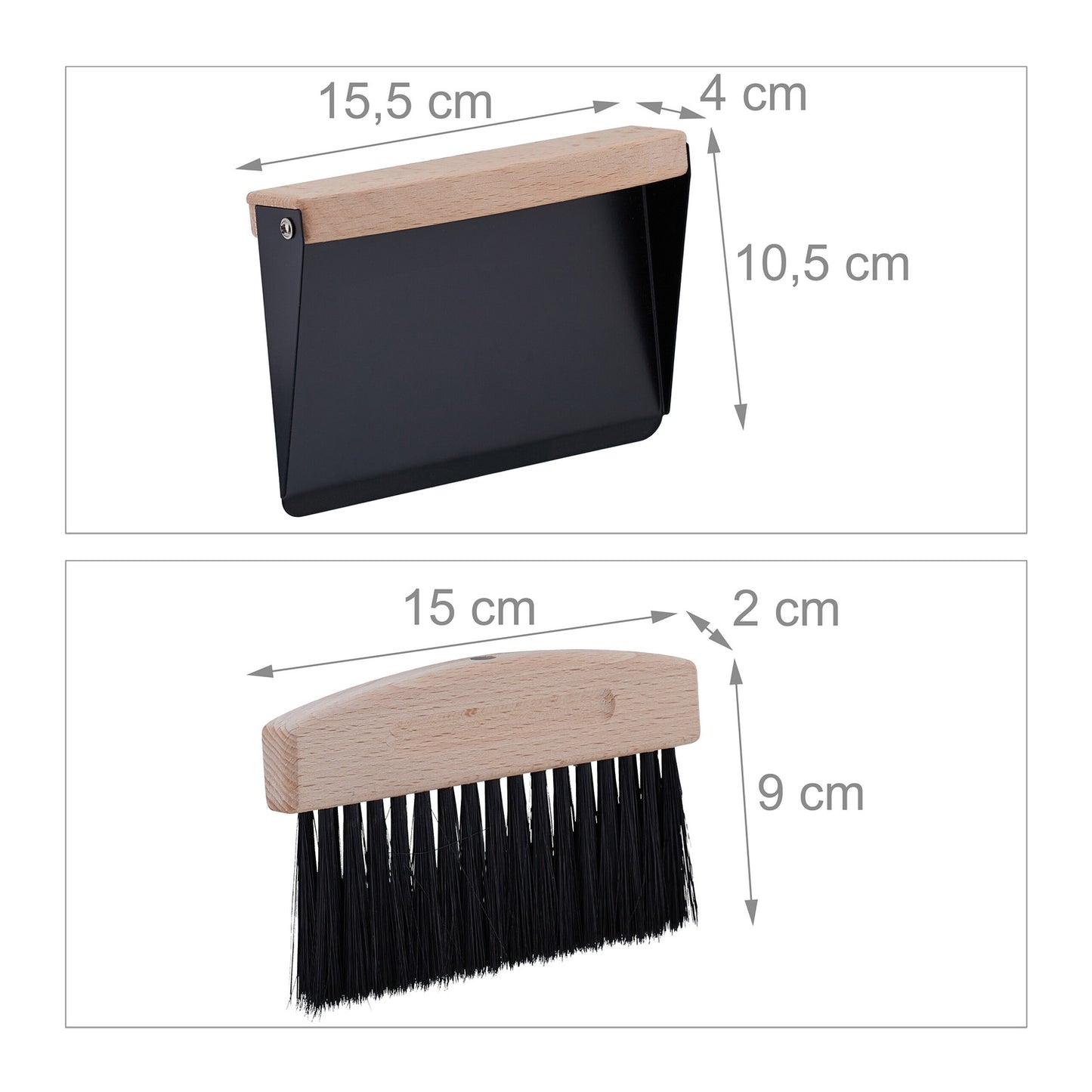 Mini Dustpan & Brush Set for Quick Table Clean-Up
