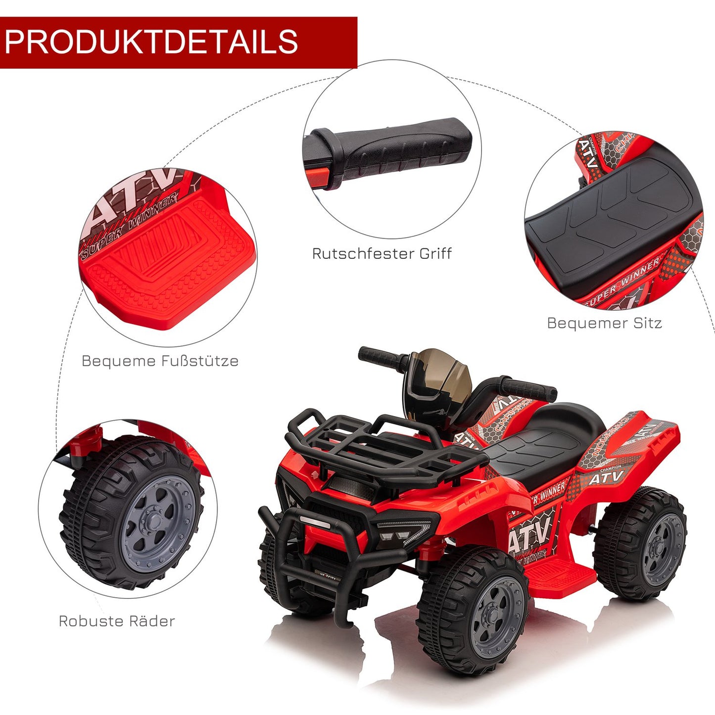 Mini Electric Quad for toddlers 18-36 months – Pink