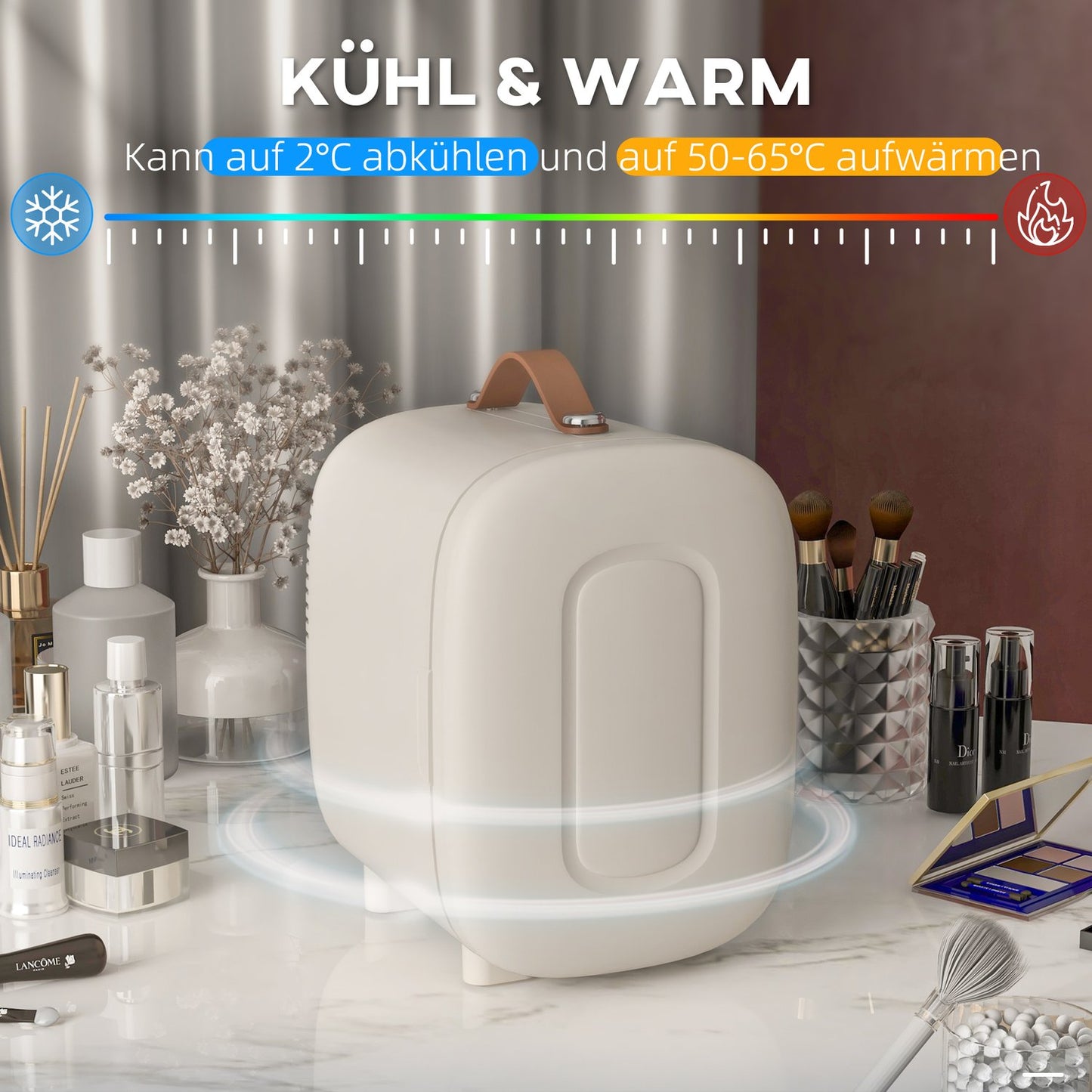 Portable Mini Fridge 4L – Cooling & Heating for cosmetics