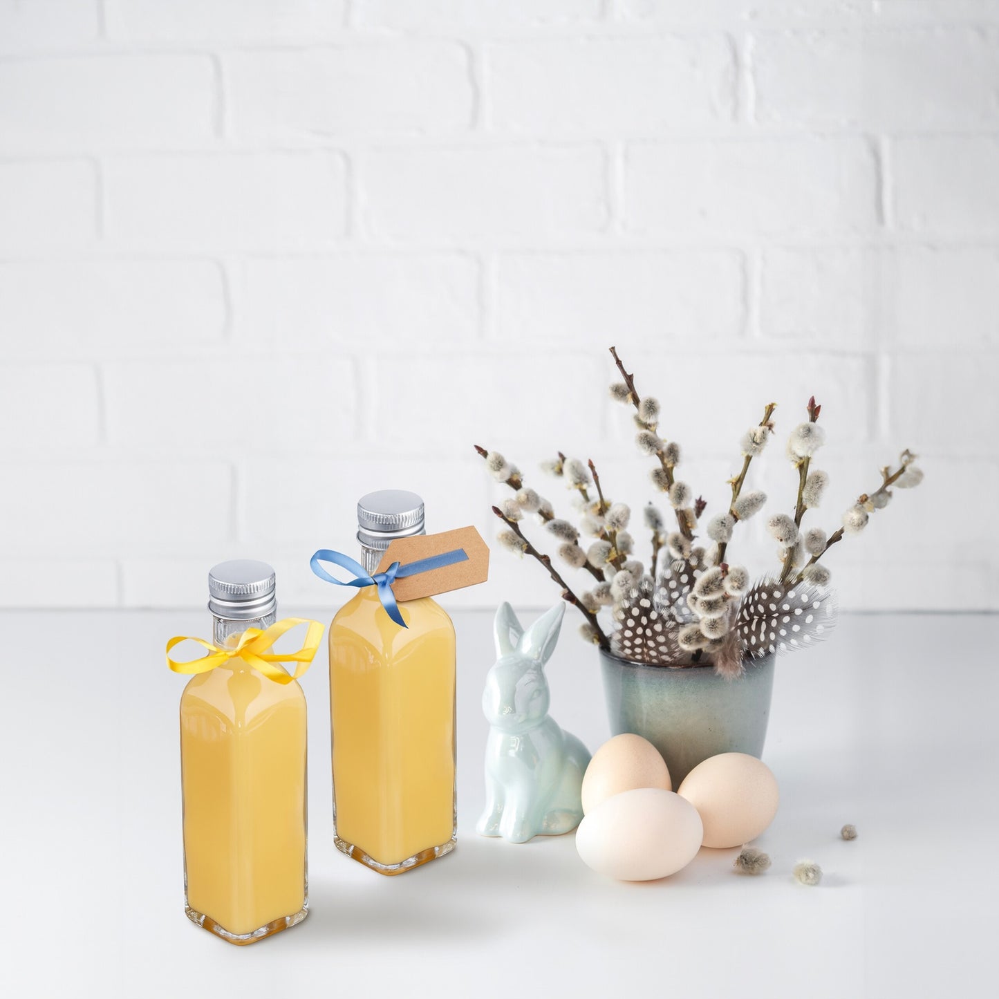 Mini Glass Bottles with Screw Cap – 100 ml Set