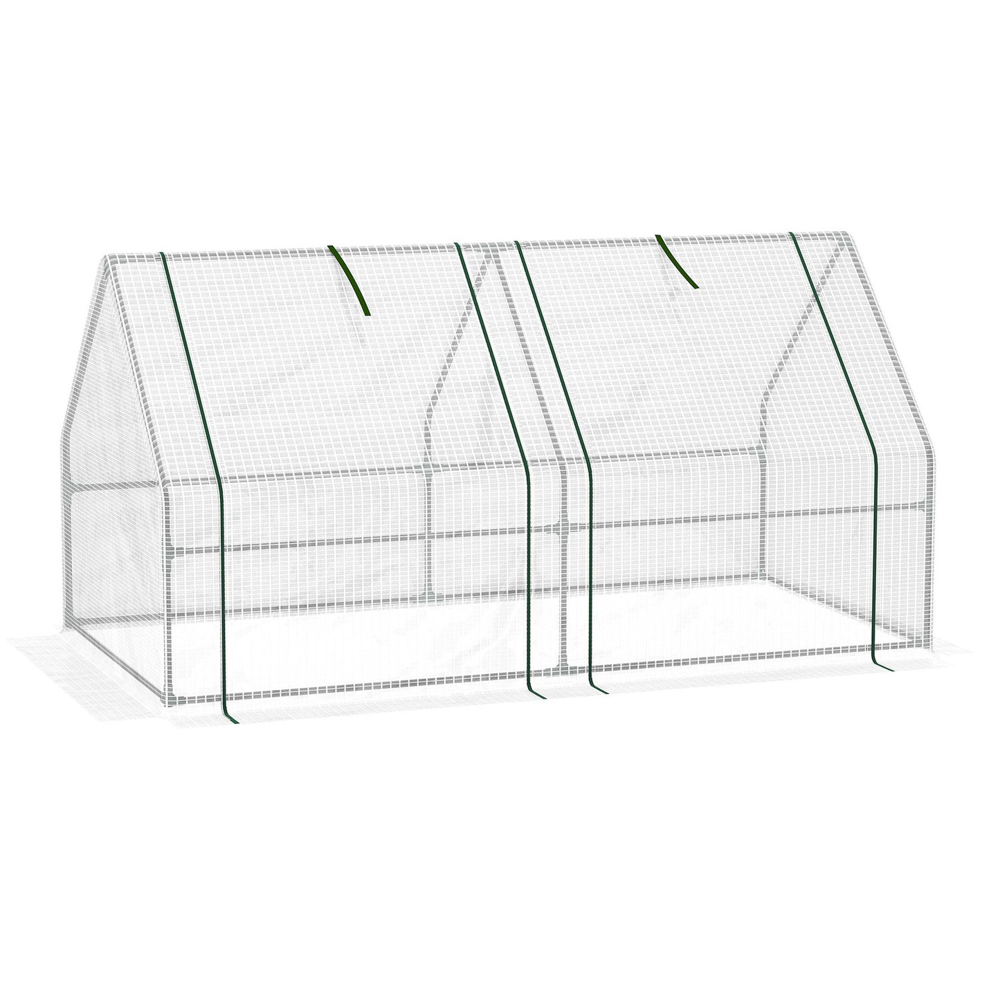 Greenhouse film with window, 180x90x90 cm, PE Material